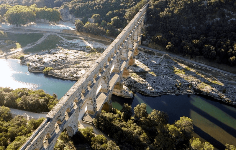 Le Pont du Gard et canyoning